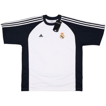 2003-04 Real Madrid Basketball adidas Training Shirt (L)