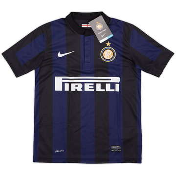 2013-14 Inter Milan Home Shirt (S.Boys)