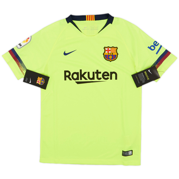 2018-19 Barcelona Away Shirt (M.Boys)