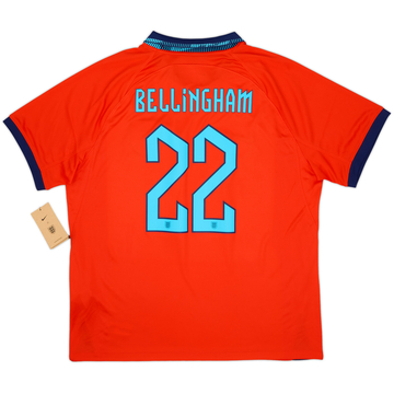 2022-23 England Away Shirt Bellingham #22 (XL)