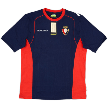 2008-09 Osasuna Diadora Cotton Tee (M)