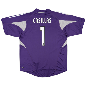 2004-05 Real Madrid GK S/S Shirt Casillas #1 (L)