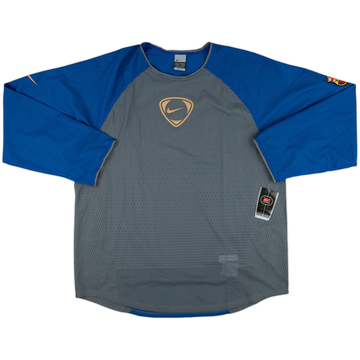 2001-02 Barcelona Nike Player Issue Training Shirt (XL)