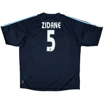 2003-04 Real Madrid Away Shirt Zidane #5 (XL)