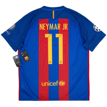 2016-17 Barcelona Home Shirt Neymar Jr #11 (XL)