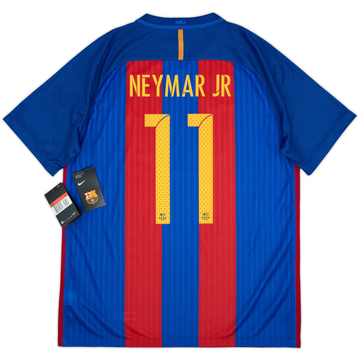 2016-17 Barcelona Home Shirt Neymar Jr #11 (L)