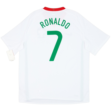 2008-10 Portugal Away Shirt Ronaldo #7 (XL)