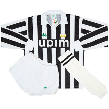 1991-92 Juventus Basic Home Full Kit (L)