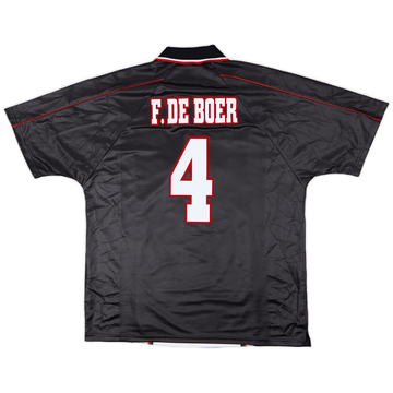 1998-99 Ajax Away Shirt F.De Boer #4 - 9/10 - (XL)