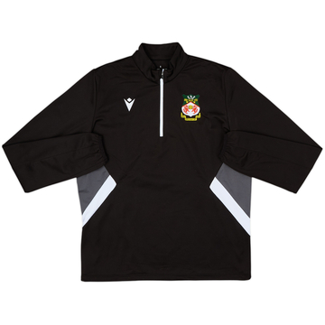 2019-20 Wrexham Macron 1/4 Zip Training Top - 8/10 - (S)