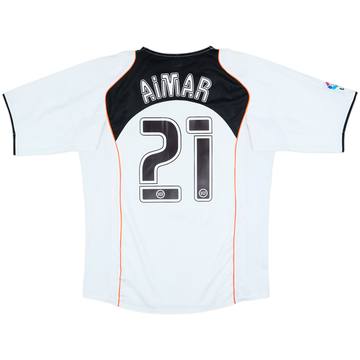 2004-05 Valencia Home Shirt Aimar #21 - 8/10 - (L)
