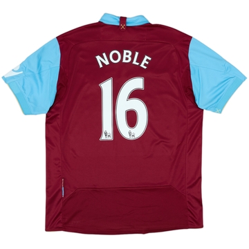 2010-11 West Ham Home Shirt Noble #16 - 7/10 - (XL)