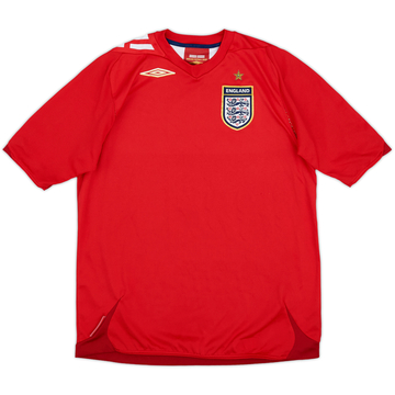 2006-08 England Away Shirt - 6/10 - (L.Boys)