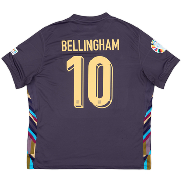 2024-25 England Away Shirt Bellingham #10 - 6/10 - (XL)