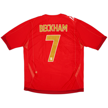 2006-08 England Away Shirt Beckham #7 (XL)