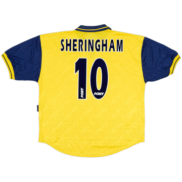 1995-97 Tottenham Third Shirt Sheringham #10 - 10/10 - (XL)