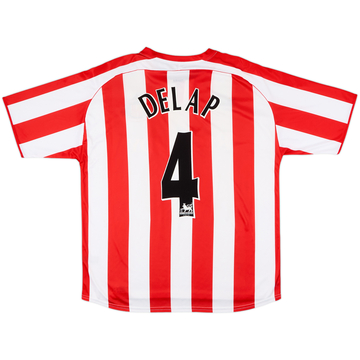 2005-07 Sunderland Home Shirt Delap #4 - 8/10 - (L)