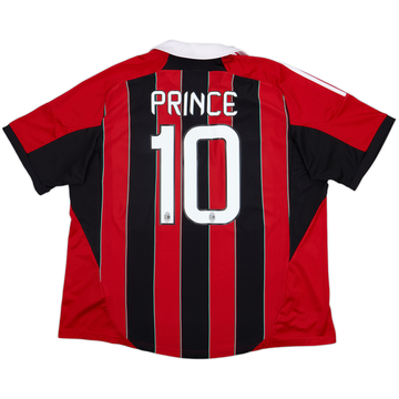 2012-13 AC Milan Home Shirt Prince #10 - 8/10 - (XXL)