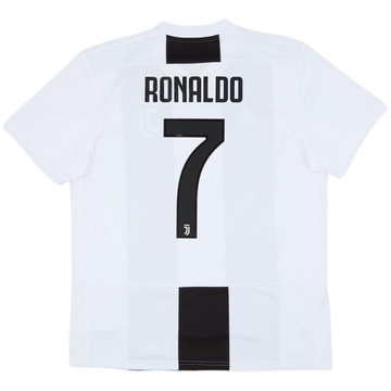 2018-19 Juventus Home Shirt Ronaldo #7 - 10/10 - (L)