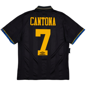 1993-95 Manchester United Away Shirt Cantona #7 - 7/10 - (M)