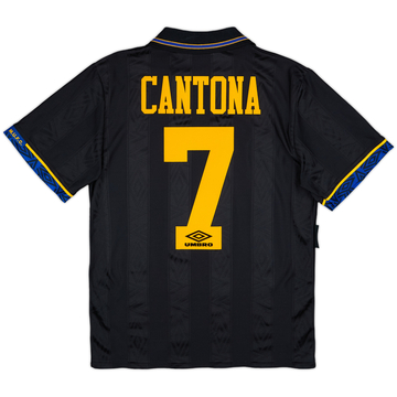 1993-95 Manchester United Away Shirt Cantona #7 - 8/10 - (S)