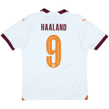 2023-24 Manchester City Away Shirt Haaland #9 - 8/10 - (M)