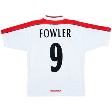 1998-99 Liverpool Away Shirt Fowler #9 - 7/10 - (S)