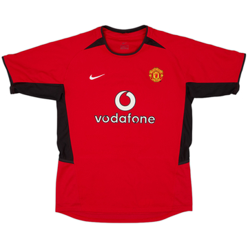 2002-04 Manchester United Home Shirt - 10/10 - (L.Boys)