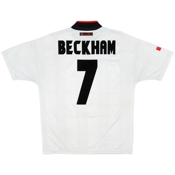 1997-99 Manchester United Away Shirt Beckham #7 - 8/10 - (M)