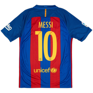 2016-17 Barcelona Home Shirt Messi #10 - 8/10 - (S)
