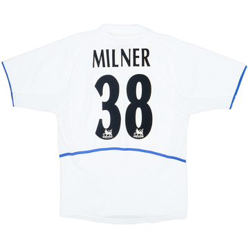 2002-03 Leeds United Home Shirt Milner #38 - 8/10 - (S)