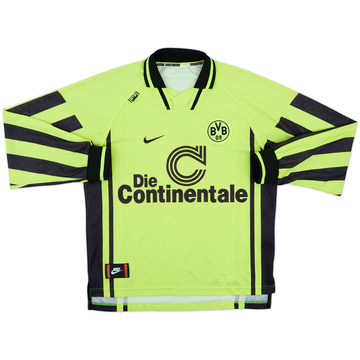 1996-97 Borussia Dortmund Home L/S Shirt - 6/10 - (XL)