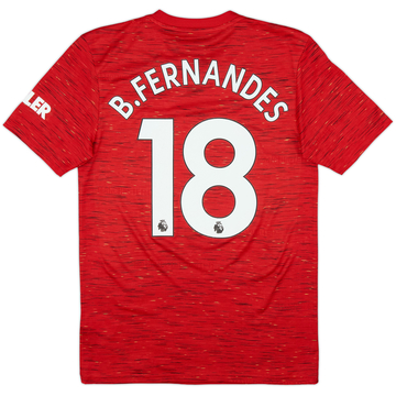 2020-21 Manchester United Home Shirt B.Fernandes #18 - 10/10 - (S)