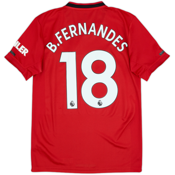 2019-20 Manchester United Home Shirt B.Fernandes #18 - 6/10 - (XS)