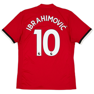 2017-18 Manchester United Home Shirt Ibrahimovic #10 - 7/10 - (M)