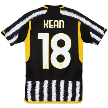 2023-24 Juventus Home Shirt Kean #18 - 8/10 - (XS)