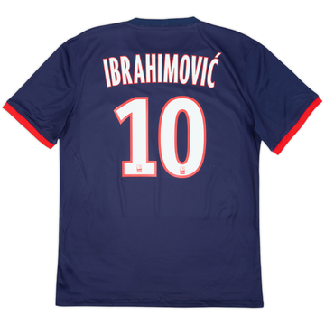 2013-14 Paris Saint-Germain Home Shirt Ibrahimovic #10 - 6/10 - (M)