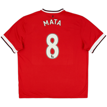 2014-15 Manchester United Home Shirt Mata #8 - 7/10 - (XXL)