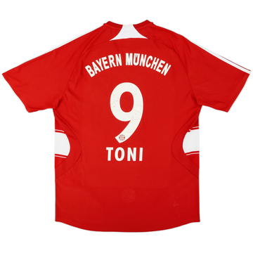 2007-08 Bayern Munich Home Shirt Toni #9 - 5/10 - (L)