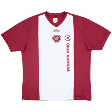 2010-11 Hearts Home Shirt - 6/10 - (XXL)