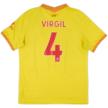 2021-22 Liverpool Third Shirt Virgil #4 - 6/10 - (L)
