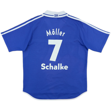 2000-01 Schalke Home Shirt Moller #7 - 6/10 - (Y)