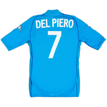 2002 Italy Home Shirt Del Piero #7 - 6/10 - (XL)