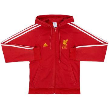 2008-09 Liverpool adidas Hooded Track Jacket - 8/10 - (M)