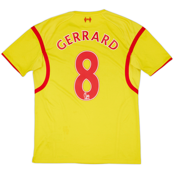 2014-15 Liverpool Away Shirt Gerrard #8 - 6/10 - (S)