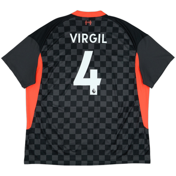 2020-21 Liverpool Third Shirt Virgil #4 - 8/10 - (XXL)