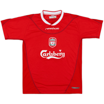 2002-04 Liverpool Home Shirt - 8/10 - (L.Boys)