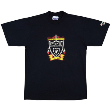 2001-02 Liverpool Reebok Cotton Tee - 8/10 - (M)