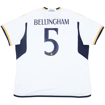 2023-24 Real Madrid Home Shirt Bellingham #5 - 7/10 - (3XL)