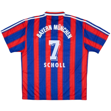 1995-97 Bayern Munich Home Shirt Scholl #7 - 9/10 - (L)